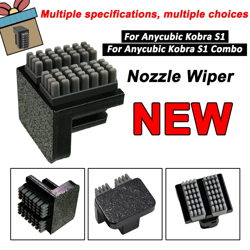 NEW Upgraded For Anycubic Kobra S1 Hot end Nozzle Wiper Nozzle Silicone Brush For Anycubic Kobra S1 Hotend Kobra S1 Accessories