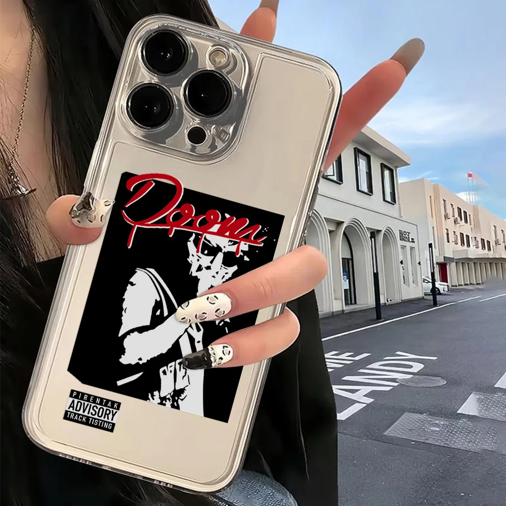 Stylish MF DOOM Transparent TPU Phone Case