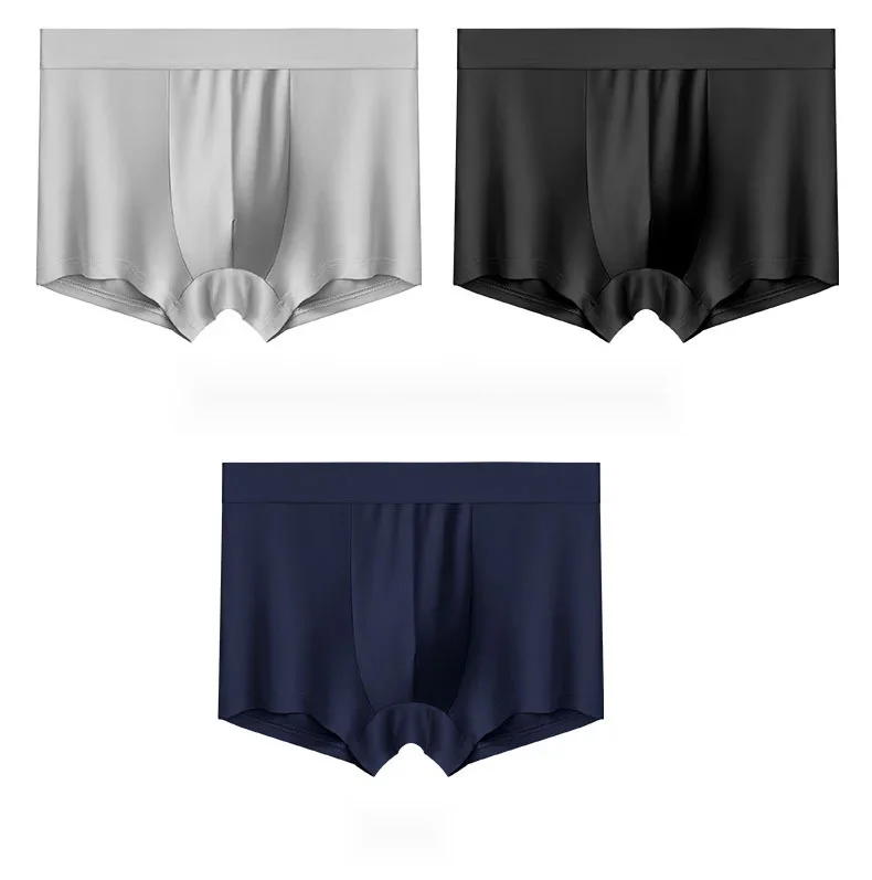 Nya 2024 högklassiga underkläder Ice Silk Tunn Platt Hörn Grafen Antibakteriell Snabbtorkande Quadrangle Byxor Herrshorts_voghion.com
