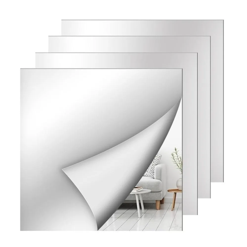 Acrylic Self Adhesive Mirror Sheet Shatterproof DIY