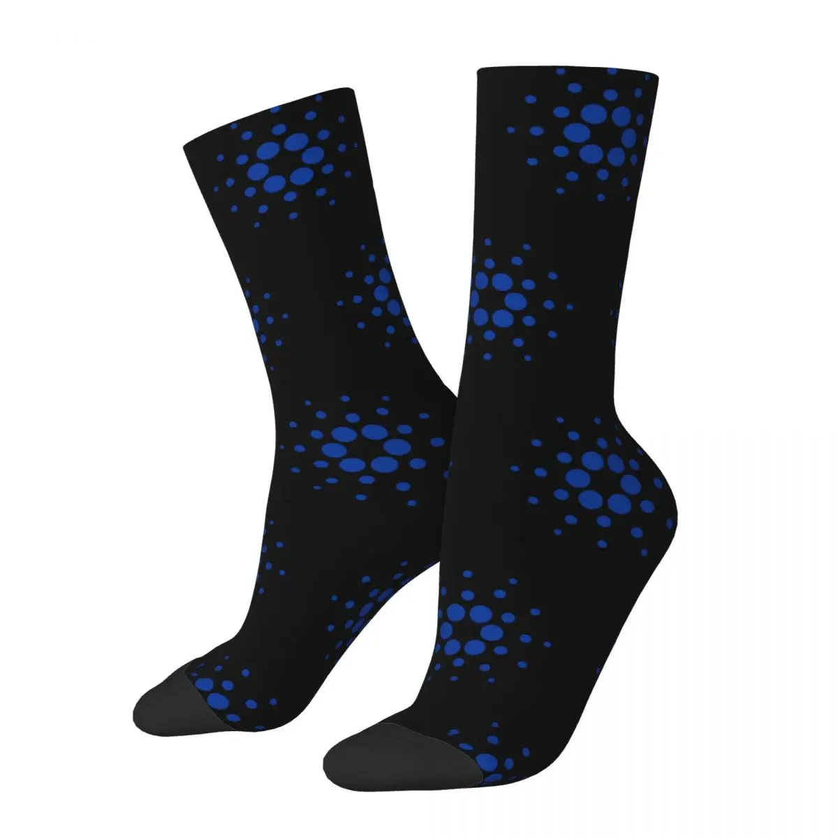 Happy Funny Men'S Socks Casual Cardano Ada Crypto Bitcoin Sock Polyester Skateboard Women'S Socks Spring Summer Autumn Winter