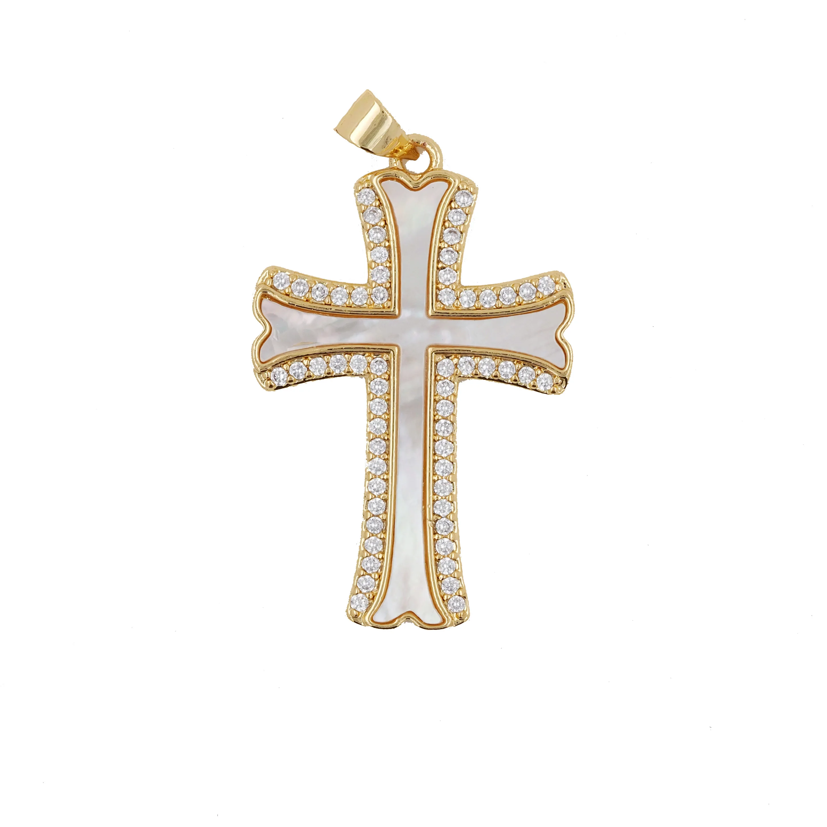 Greek Cross Stamped Disc Necklace – Stakora