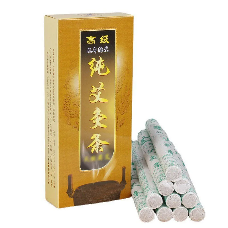 12 in1 Copper Rods Moxa Stick Moxibustion Box Device Moxa Moxibustion Ai Column +10 Stick moxibustion box