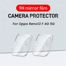 3D Curved Camera Protector Case - HD Glass Rear Lens Cover (2-Pack) for Reno13 Pro 5G (Transparent-2PCS)