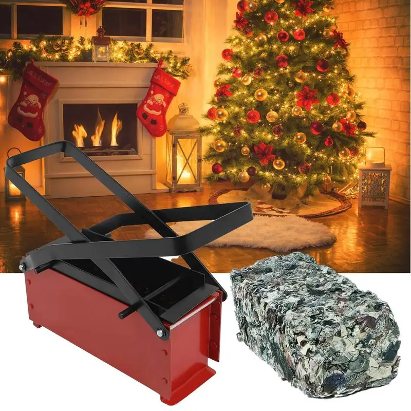 Briquette Press Porous Design Brick Making Machine Waste Paper Brick Maker Brick Press Machine For Efficient Compression 3