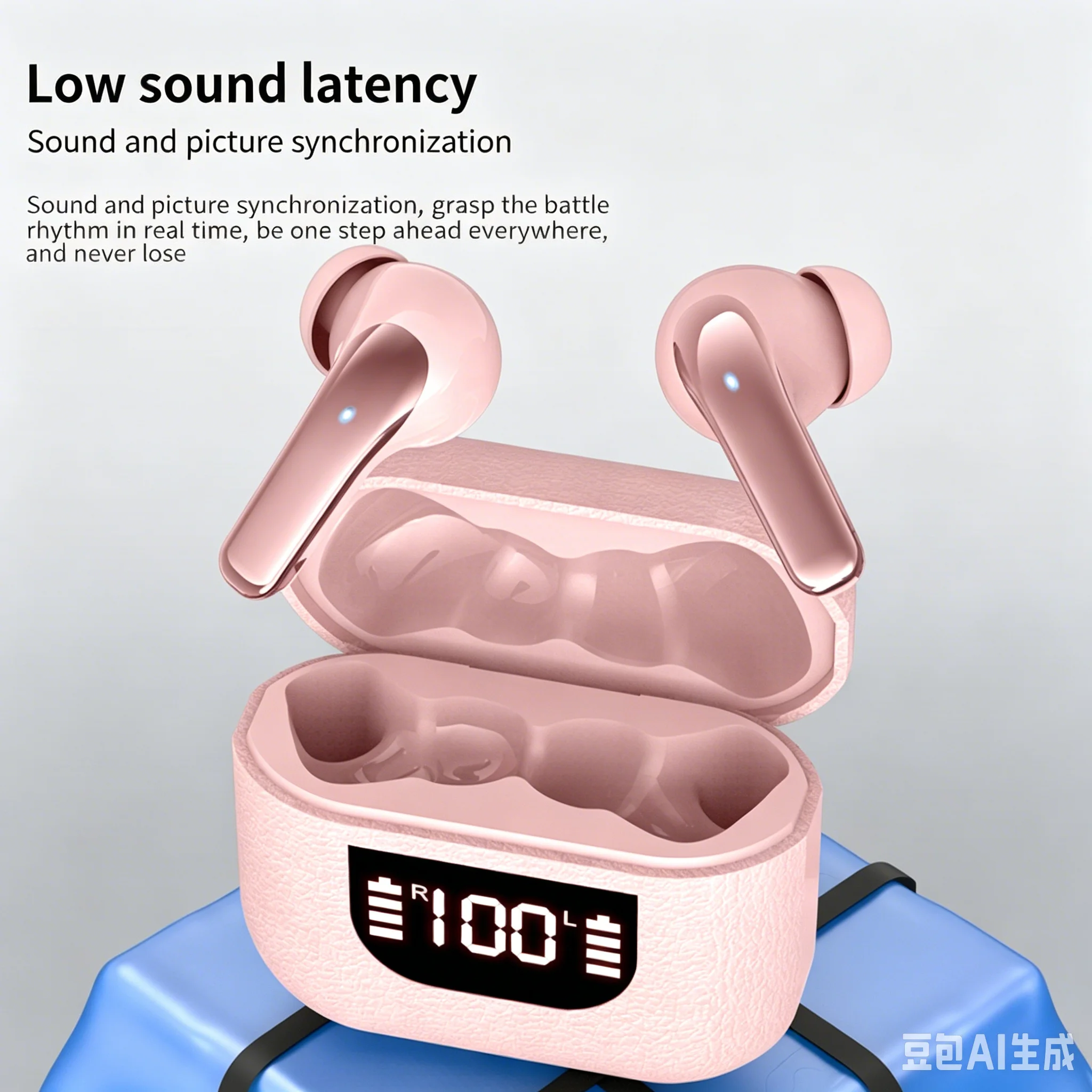 Advanced Wireless Earbuds with LED Power Display and HiFi Stereo Sound