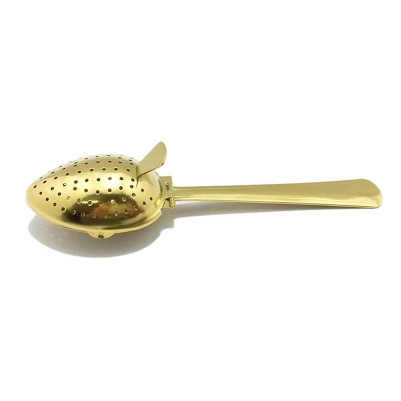 Tea Infuser Strainer Filter Portable Stainless Steel Reusable Interval Diffuser Partition Spoon