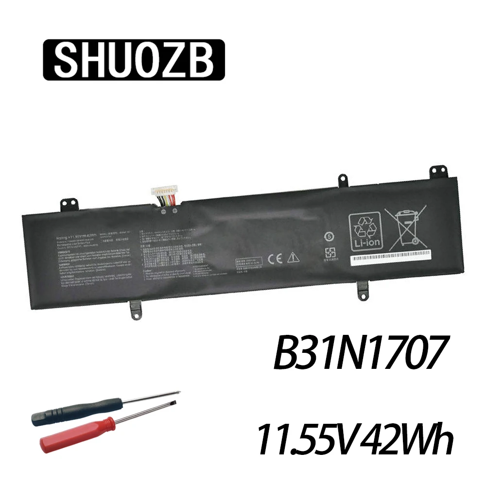 

B31N1707 Laptop Battery for ASUS Vivobook S14 S410UQ X411UA X411UF X411UN X411UQ S14 S410UA S410UN S41OUN S4100V S4100VN S4200U