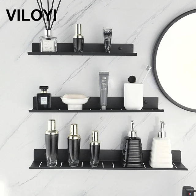 VILOYI Shower Shelf Thickened Space Aluminum Bathroom Shelves