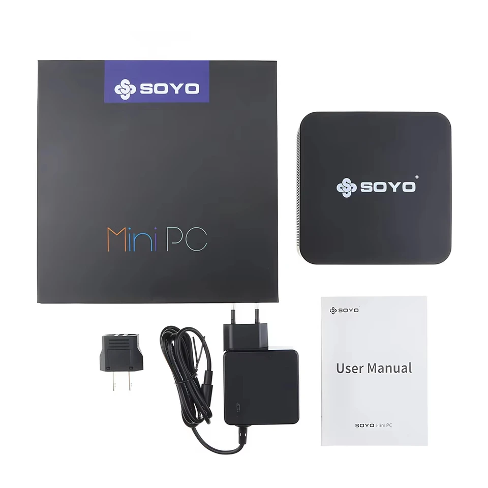 ミニPC SOYO M4 Pro N150 16GB 512GB SOYO M4PLUS2 Mini PC: 8/16GB RAM, 256/512GBSSD, Intel Twin Lak
