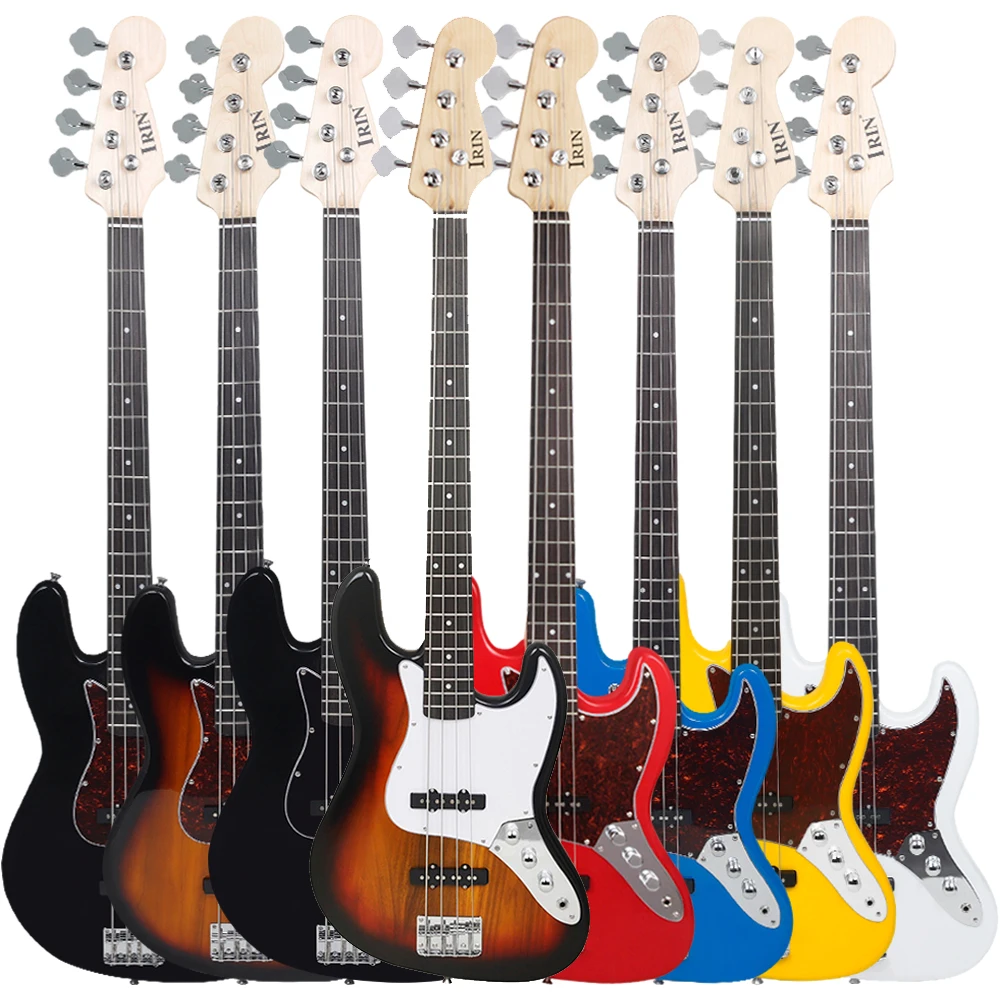 IRIN 4 Strings Electric Bass Guitar 20 Frets Rosewood Fingerboard Sapele Body With Strings Amp Bass