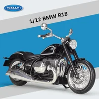 WELLY 1:12 BMW R18 2020 Alloy Motorcycle Model Simulation Diecasts Metal Toy Street Racing Motorcycle Model Collection Kids Gift 2