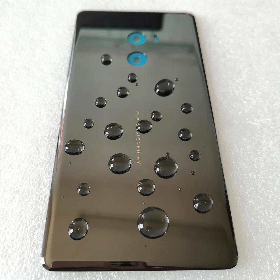 For Xiaomi Mi Mix 2 Original Tempered Glass Battery Back Cover For 