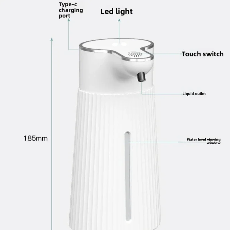 Automatic Hand Soap Dispenser Touchless Smart Foam Hand Wash Machine 400ML Liquid Soap Bubble Maker Wall-Mounted Soap Dispenser