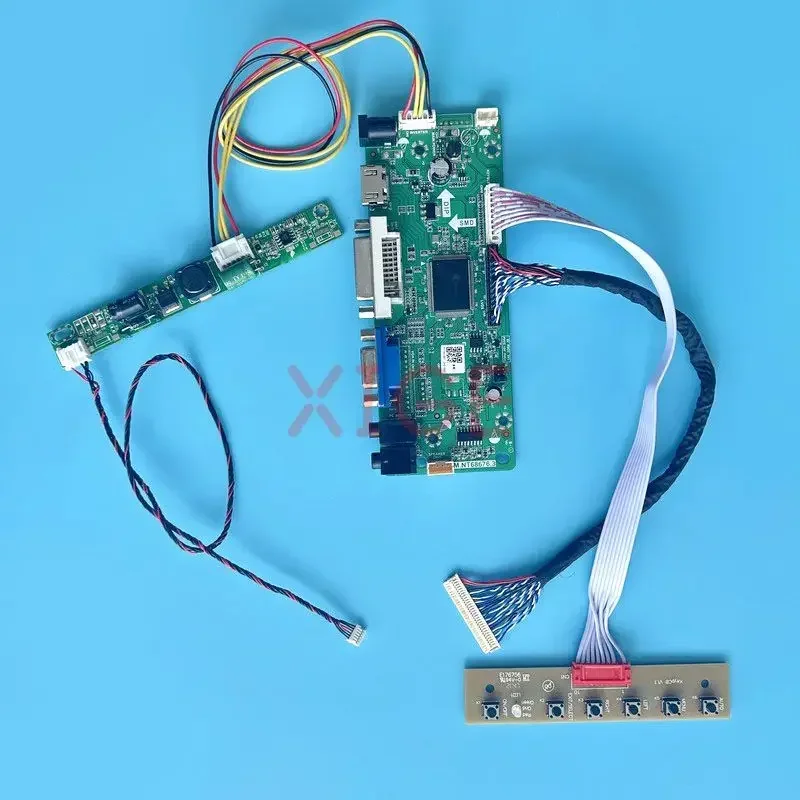 

LCD Driver Controller Board Fit T215HVN01 T215HVN05 CLAA215FA04 Kit 1920*1080 30-Pin LVDS VGA DVI Monitor 21.5" HDMI-Compatible