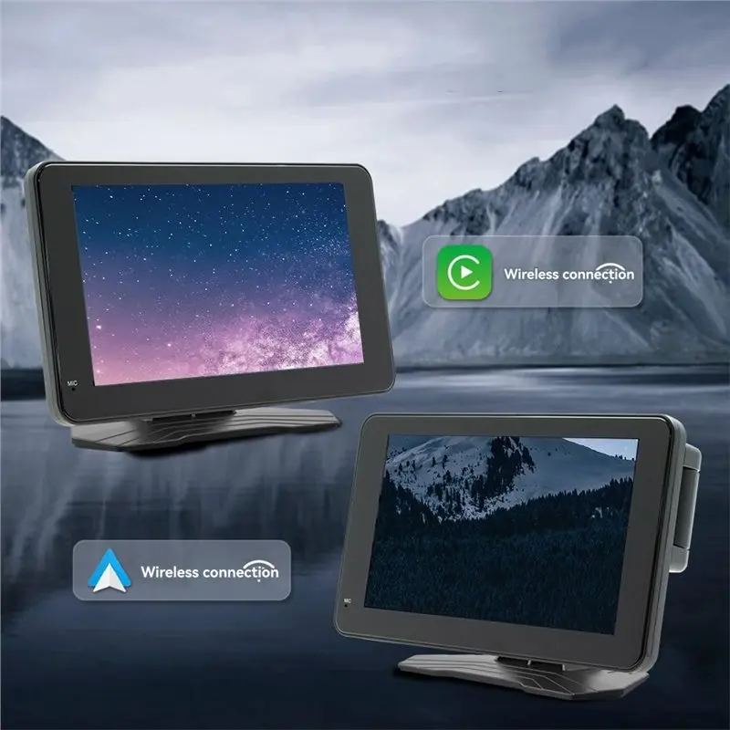 Carplay/안드로이드 Auto 디스플레이 7인치 휴대용 MP5 플레이어 무선 블루투스 중앙 제어 차량용 스크린-A40K