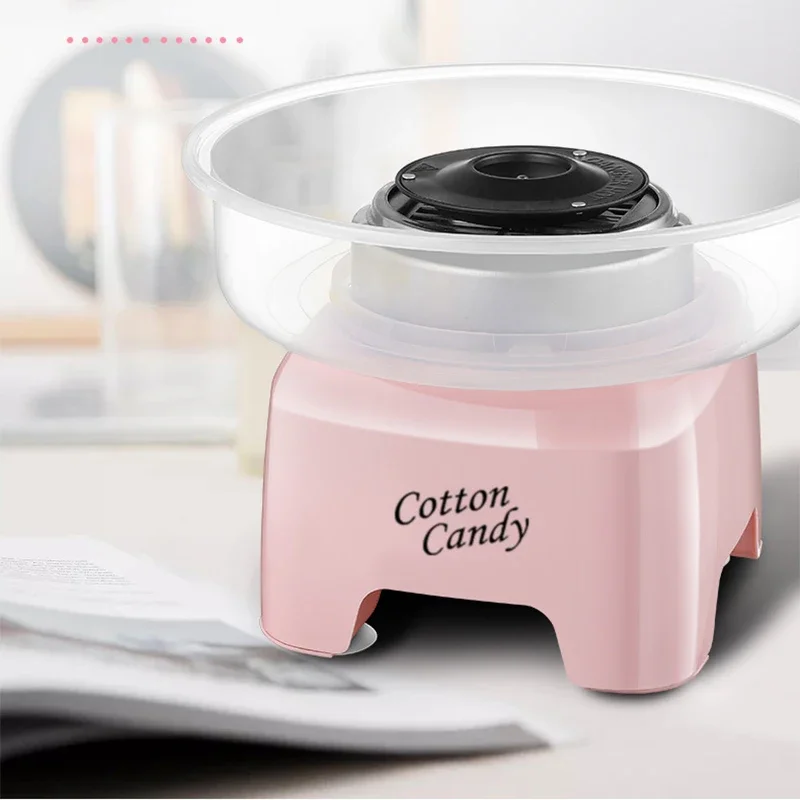 MINI Electric DIY Sweet Cotton Candy Maker Portable Marshmallow Children's Household  500W Cartoon Cotton Candy Machine 4