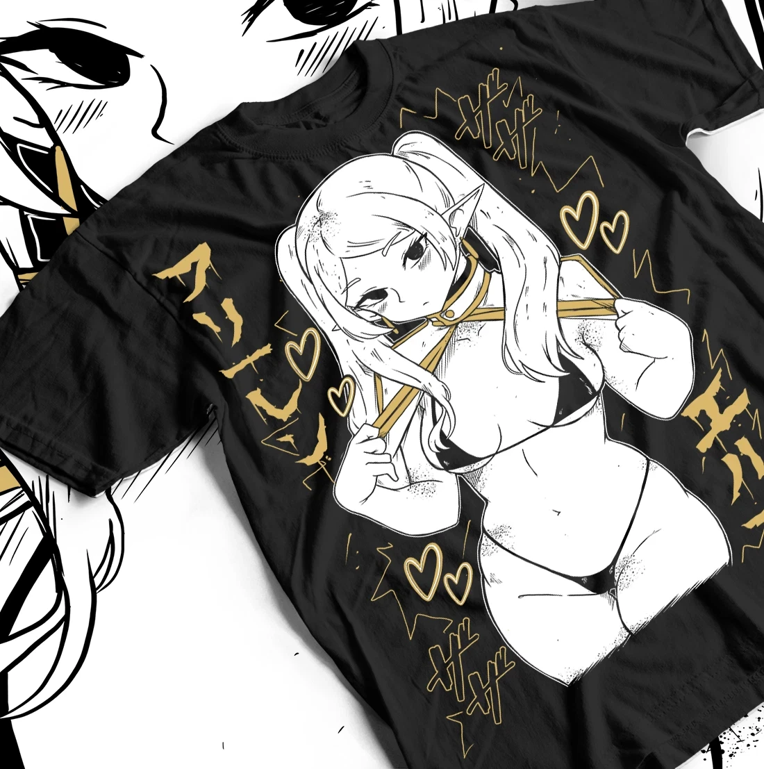Frieren T-Shirt Beyond Journeys End Fern Stark Girl Anime Geschenk-Shirt Alle Größen