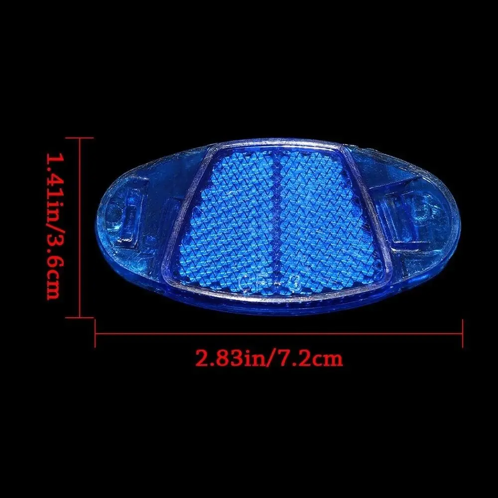 4 Pcs Bicycle Spoke Reflector Safety Warning Light Wheel Rim
