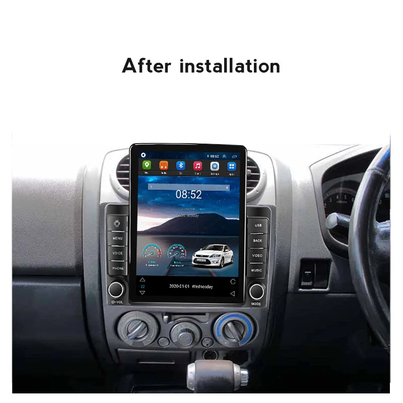 Autoradio For Isuzu D-max Dmax 2007-2011 Android Auto 2 Din Bt Car Radio  Stereo Multimedia Video Player Navigation Gps