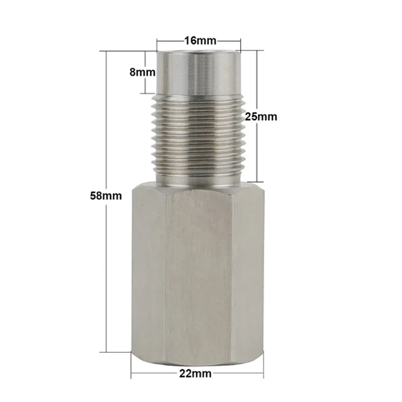 Oxygen Sensor Spacer Universal 02 Bung Extension Catalytic Converter O2 Oxygen Sensor Spacer Oxygen Sensor Extender 0/90 Degree