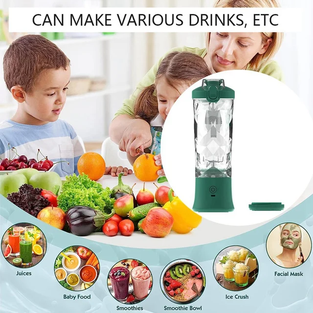 Portable Blenders for Shakes & Smoothies 2.8 Oz Personal Size