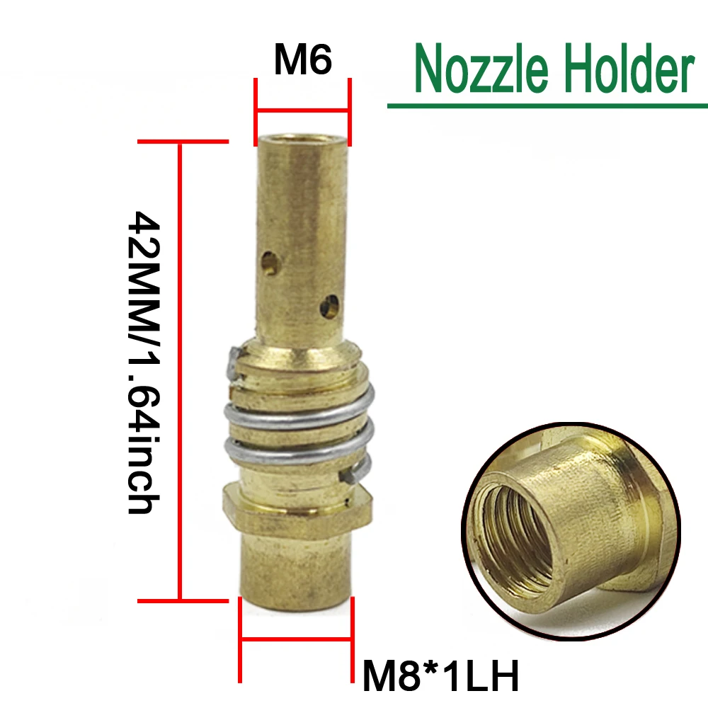 Welding Torch Ceramic Nozzle Cups 14Pcs/Lot MB-15AK Welding Torch Consumables 0.6-1.2mm Contact Tips Gas Ceramic Nozzle 15AK MIG MAG Welding Torch