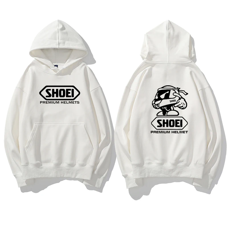 

Helmet printed long sleeved Hoodie motorcycle culture autumn and winter Hoodie men high-quality clothing casual long sleeved top