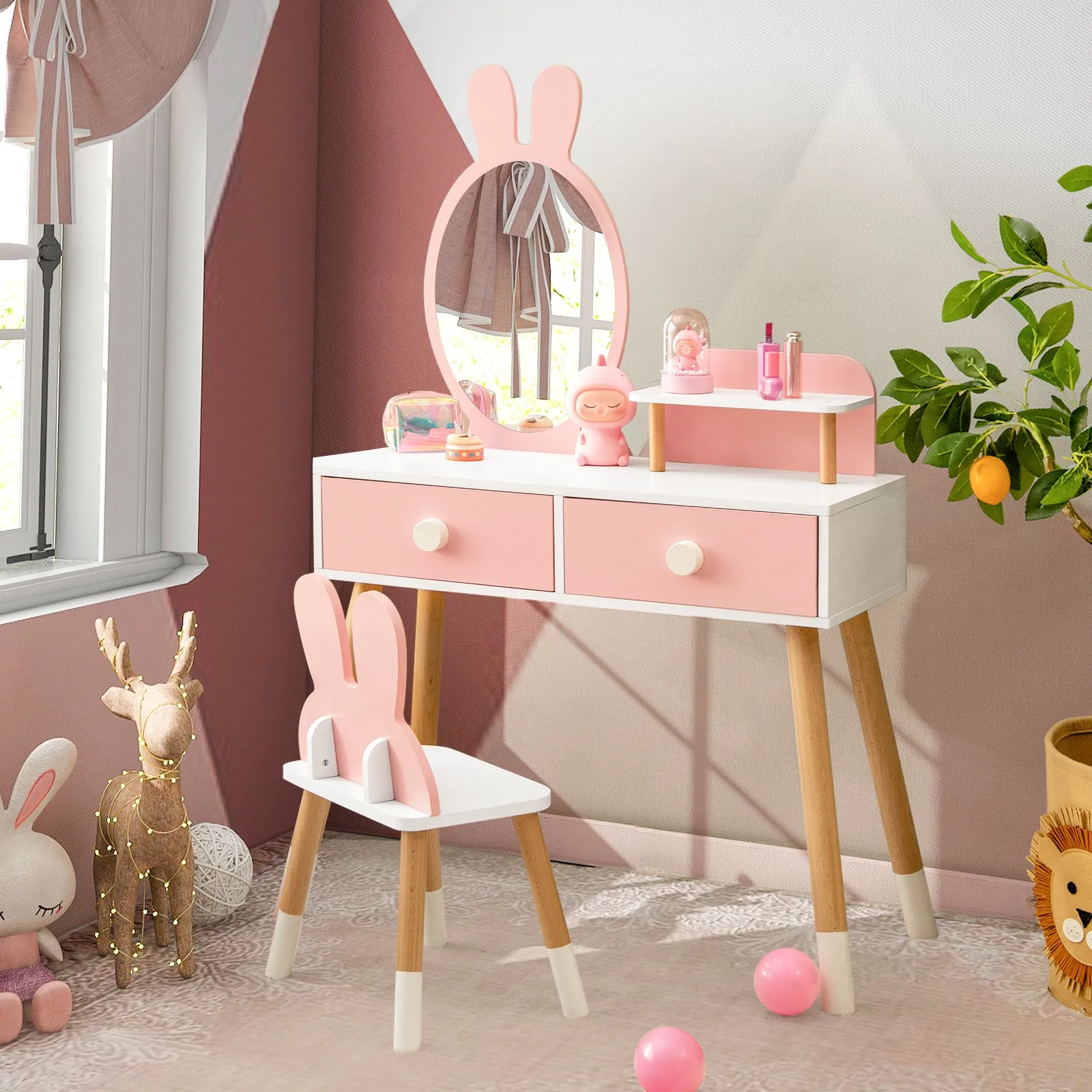 Kids Vanity Table Set 5