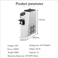 Portable Commercial Italian mini ice-cream maker 220/110V Table-top Soft Ice Cream Machine Roll Soft Serve Hard Household 2