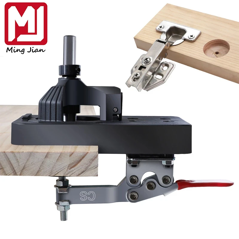 Concealed 35mm Hinge Jig Door Hinge Hole Opener Locator Abs