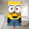 Cute M-minions Towel Quick Drying Pure Cotton Polyester Thick Bath For Children Adults Sports Travel Swimming And Surfing Towels 4