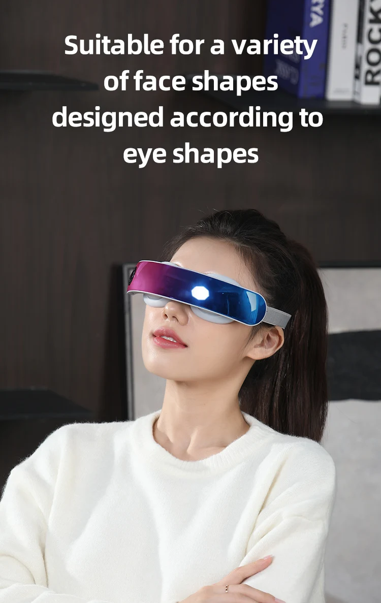 Eye Massage Device 4.5W Cold Hot Compress Dual Type-C Intelligent Visual Display 3-level Adjust Low decibel Relieve Eye Fatigue 9