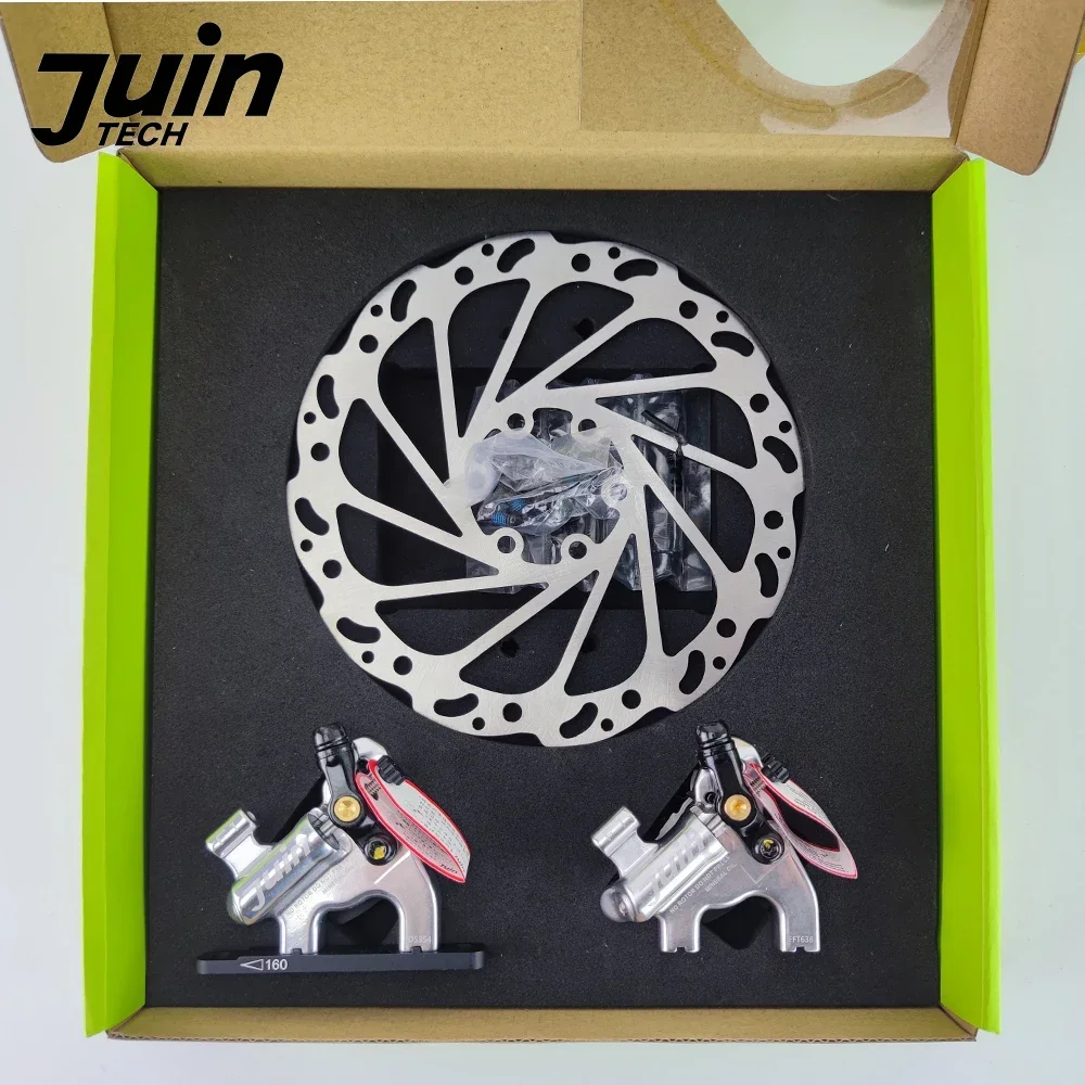 Juin Tech F1 bicycle disc brake caliper line pull hydraulic