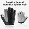 ROCKBROS Short Bicycle Gloves Breathable Shockproof Bike Gloves MTB Road Half Finger Bicycle Gloves Summer Sports Cycling Gloves 5