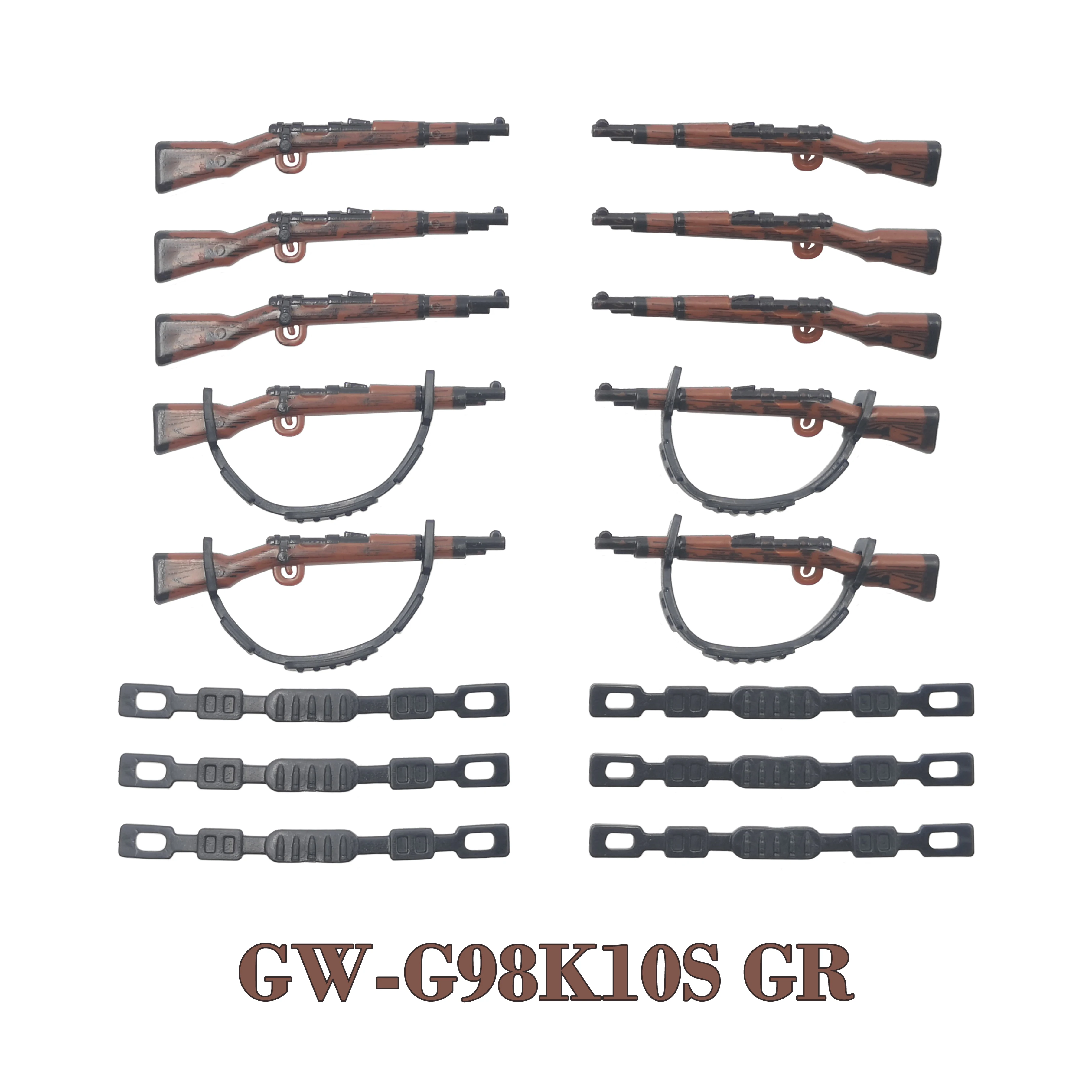 Décennie S De Construction Assemblés Et Insérés Pour Garçons, Arme Militaire, Fusil De Sniper 98K, Série De Pistolets, Jeu De Tir, Jouet De Odor, Cadeaux Pour Enfants, 1025 Pièces