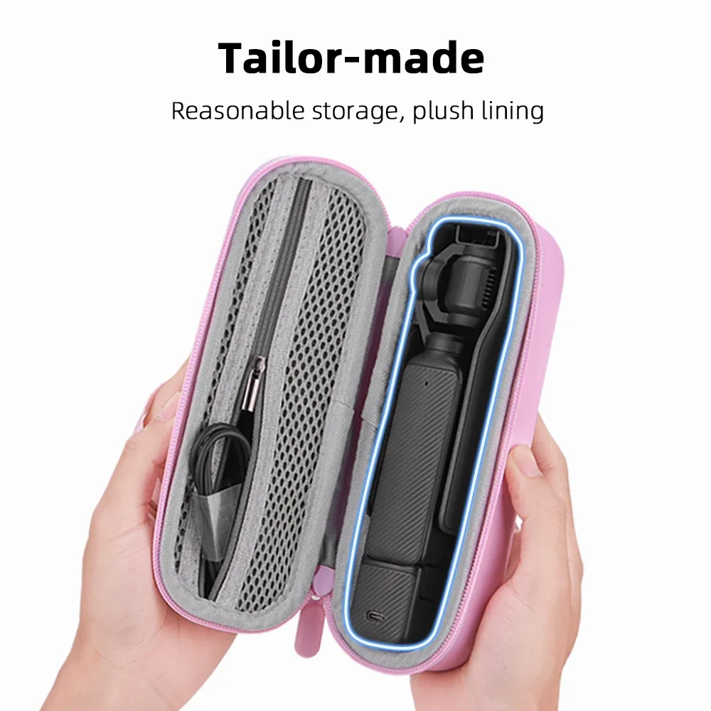 Storage Bag for DJI Osmo Pocket 3 Carrying Case Shockproof Handbag Waterproof Portable Bag With Wristband Accessories camera accessories handheld gimbal accessories stabilizer bag