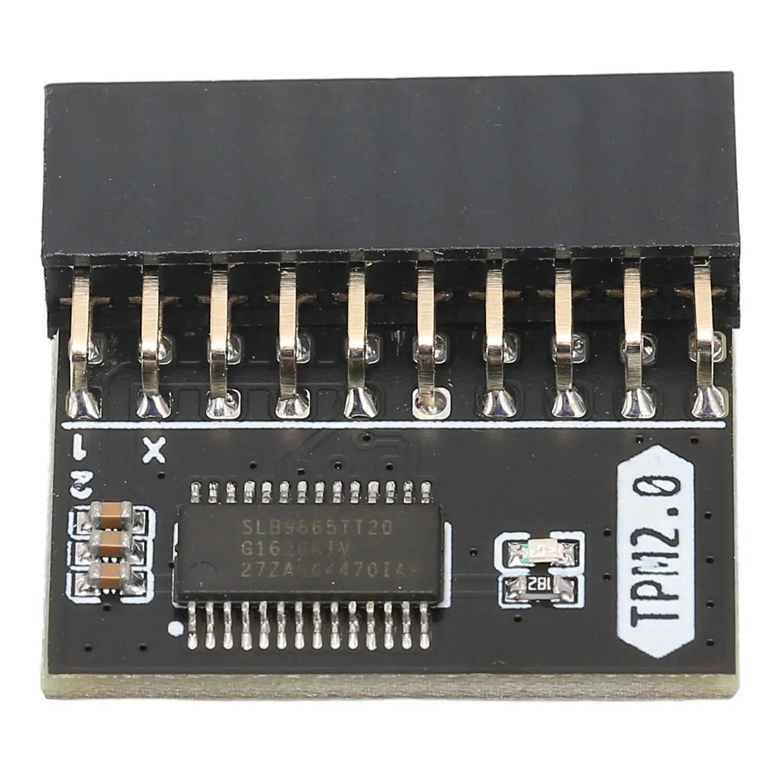 Tpm Security Module Security Module TPM 2.0 Encryption Security Module 20Pin 2 10P Standalone Crypto Processor TPM 2.0 Module For Win11 For Gigabyte ASUS