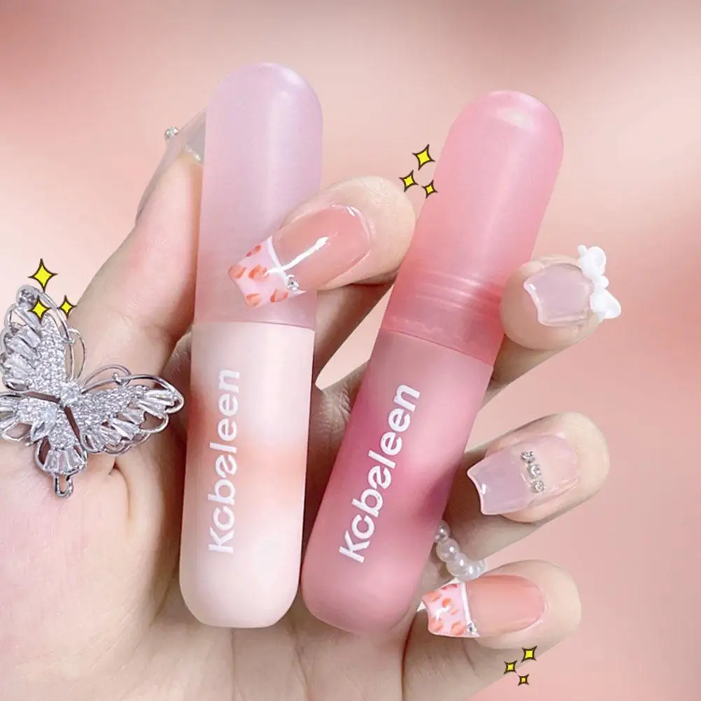 Lip makeup lip glaze lip gloss 12Colors Lipgloss Lipstick Lip Mud Nude Red Moisturizing Waterproof Sustained Air Lip Glaze Matte Korean Makeup
