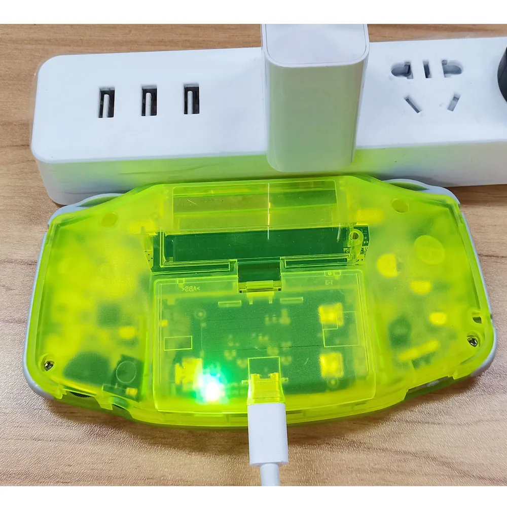 バッテリー強化型　switch 液晶 GBA IPS V5 LCD スクリーンキットにドロップイン、カスタマイズ