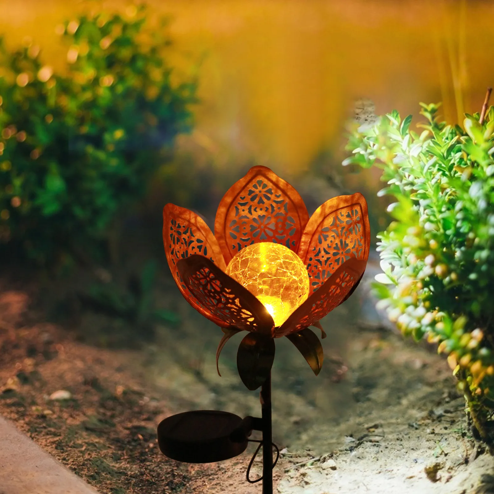 Garden Solar Light Landscape Led Yard Fairy and Moon Nightlamp  Statues Path Lawn Outdoor Courtyard Lamp Decoration Waterproof solar pathway lights Solar Lamps