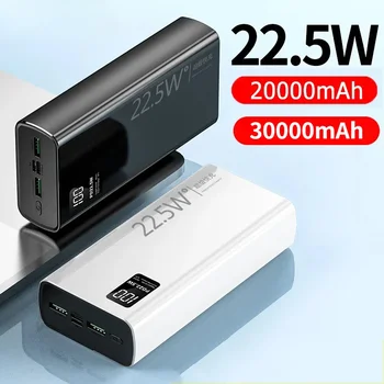 Power Bank da 20000 mAh USB C 22.5W con ricarica rapida, portatile, di grande capacità, per Xiaomi, iPhone, Samsung, batteria esterna di riserva