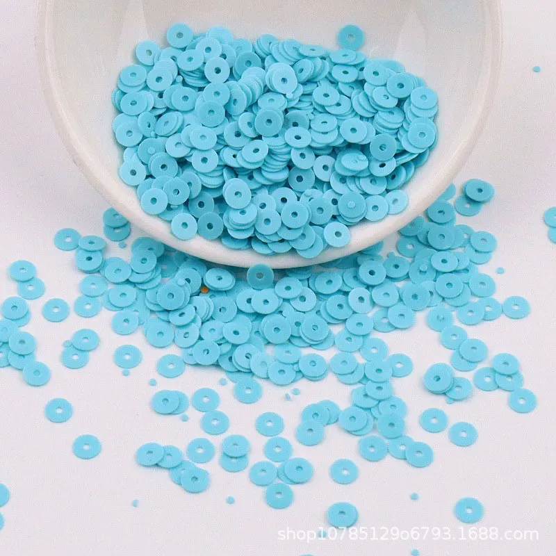 

50g/bag Medium Hole Porcelain Color Sequin Crafts Plane Large Round Sequin Clothing/Handbag Accessories DIY Sheet 3/4/5/6/8/10mm