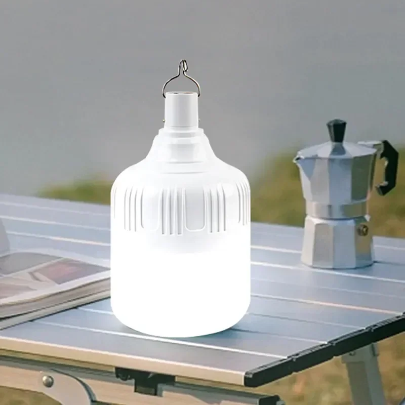 Portable Lanterns Camping Light Camping Lamp Camping Lantern Emergency Lights Portable USB Rechargeable LED Camping Lantern Outdoor Emergency Camping Lights Bulb High Power Bulb Battery BBQ Tents Lighting