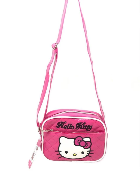 Alunni cute hello kitty PU borsa a tracolla lucida ragazza 3-10 anni borsa  a tracolla per bambini dei cartoni animati - AliExpress