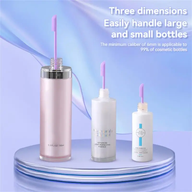 Silicone Scraper 3/6pcs Silicone Double-end Scraper Cosmetics Bottle Jar Scraper