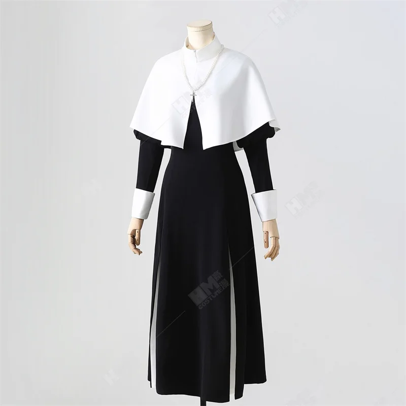 Generic Nun Habit Cosplay Costume for Halloween and Events