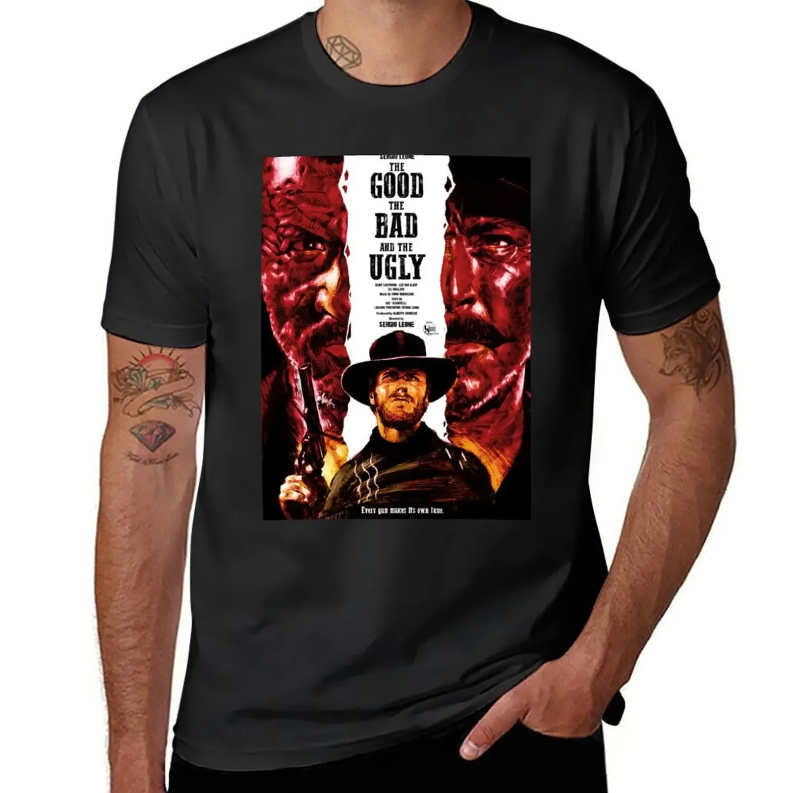 

The Good The Bad And The Ugly T-Shirt heavyweights plus sizes shirts graphic tees anime workout shirts for men