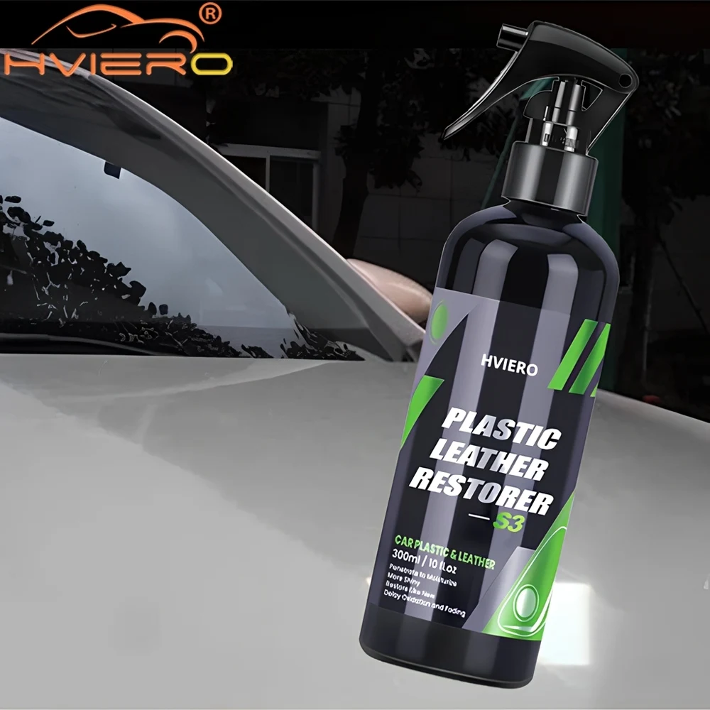 Car Interior Plastic Renovator Restorer Foam Cleaner Spray 50/100/300ml