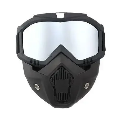 HD Transparent Fog-Proof and Sand-Proof Full Face Protective Goggles